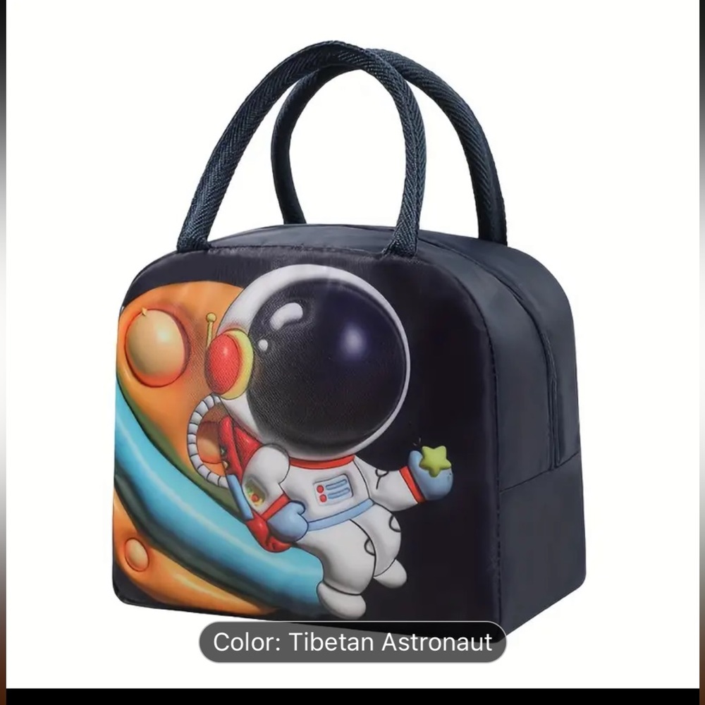 Kids Cute Cartoon Lunch Bag‎ NWOT